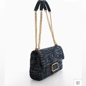 NWT MANGO TWEED HANDBAG